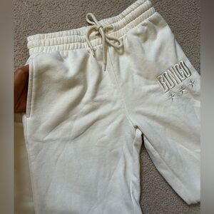 Forever 21 X Bongo small cream joggers